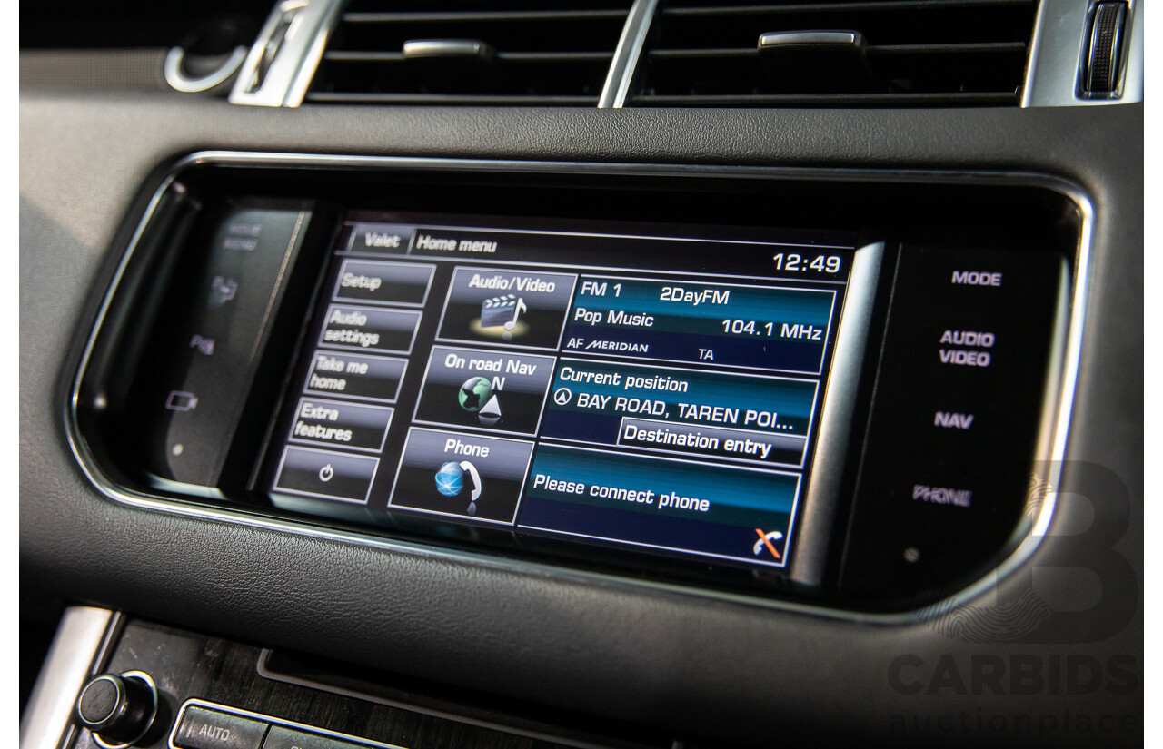 8/2014 Range Rover Range Rover Sport 3.0 SDV6 HSE LW 4d Wagon Fuji White Turbo Diesel V6 3.0L