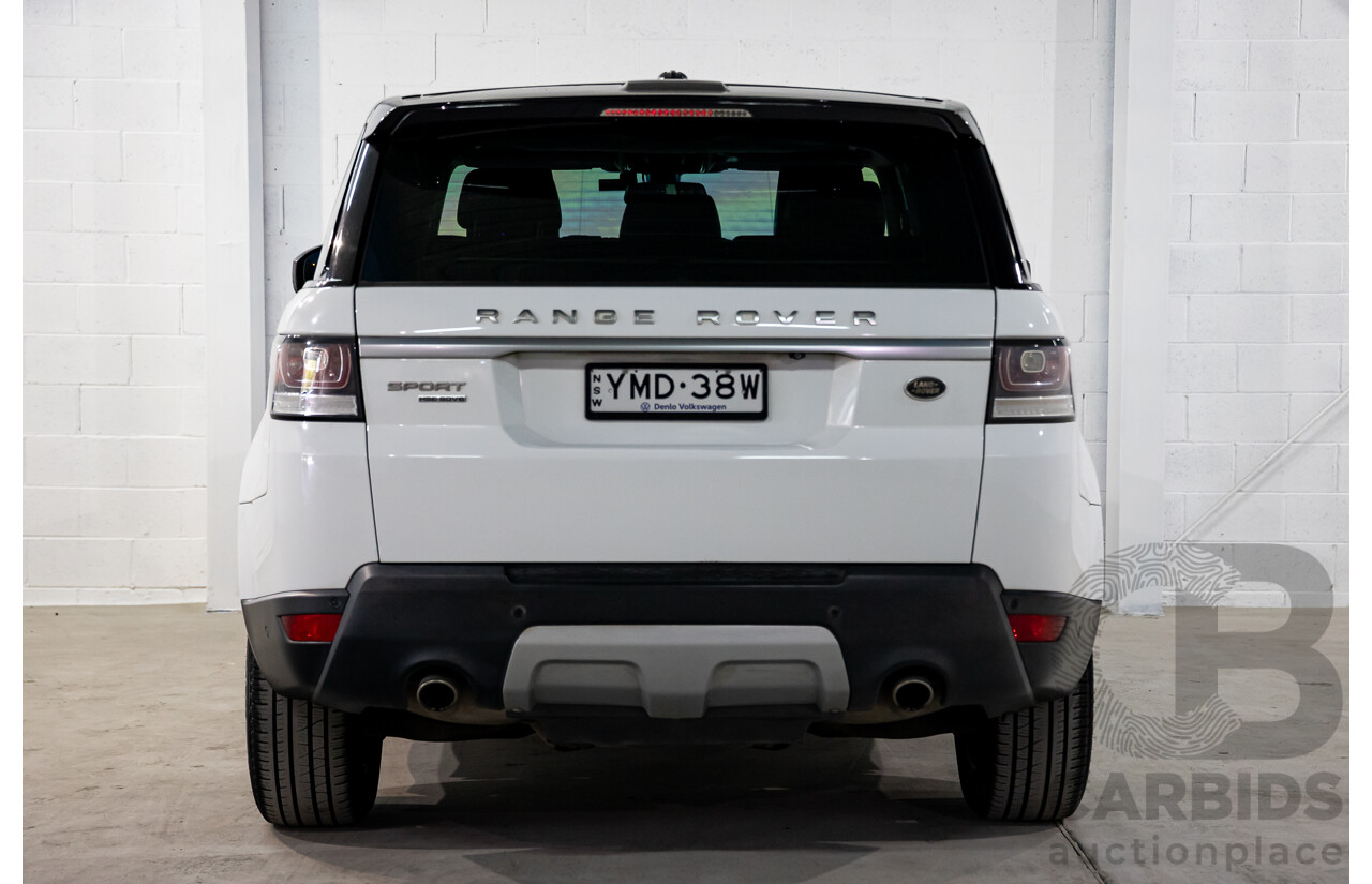 8/2014 Range Rover Range Rover Sport 3.0 SDV6 HSE LW 4d Wagon Fuji White Turbo Diesel V6 3.0L