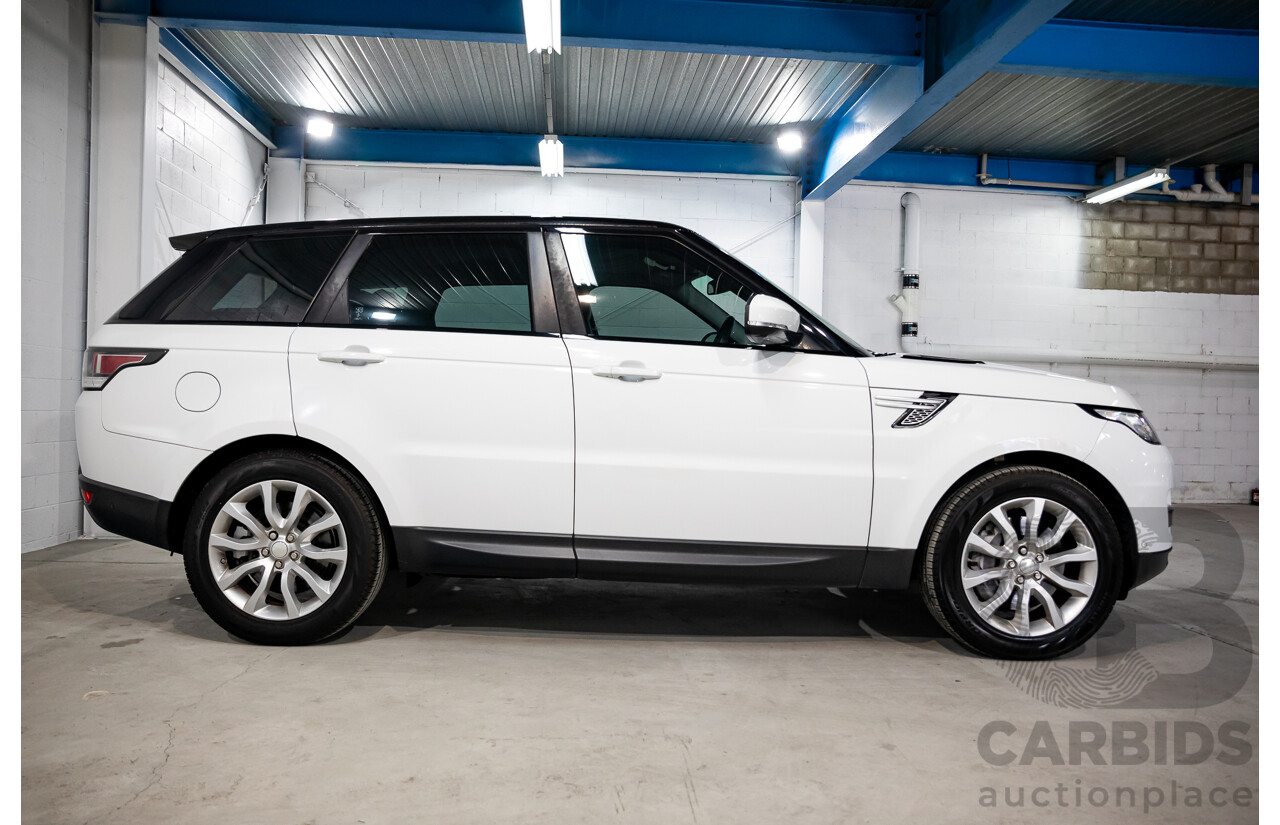 8/2014 Range Rover Range Rover Sport 3.0 SDV6 HSE LW 4d Wagon Fuji White Turbo Diesel V6 3.0L