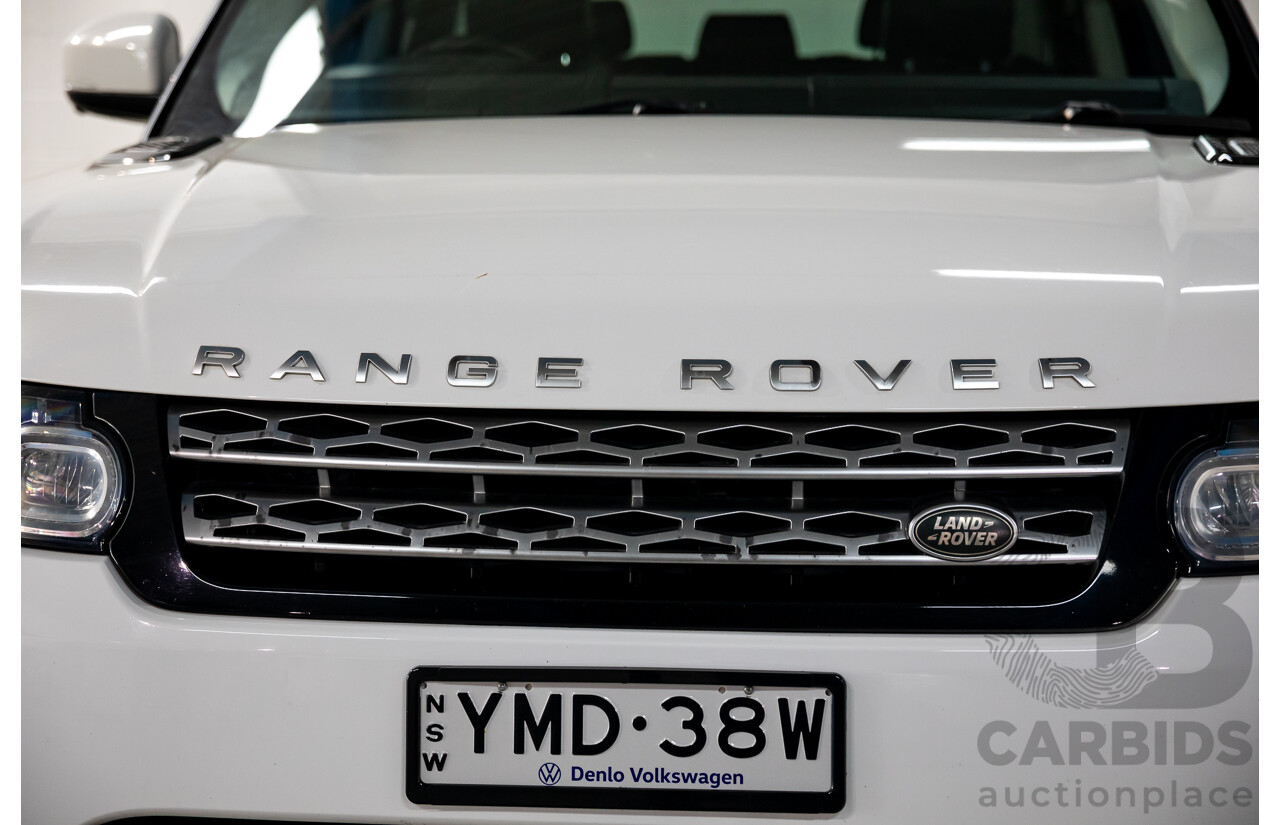 8/2014 Range Rover Range Rover Sport 3.0 SDV6 HSE LW 4d Wagon Fuji White Turbo Diesel V6 3.0L