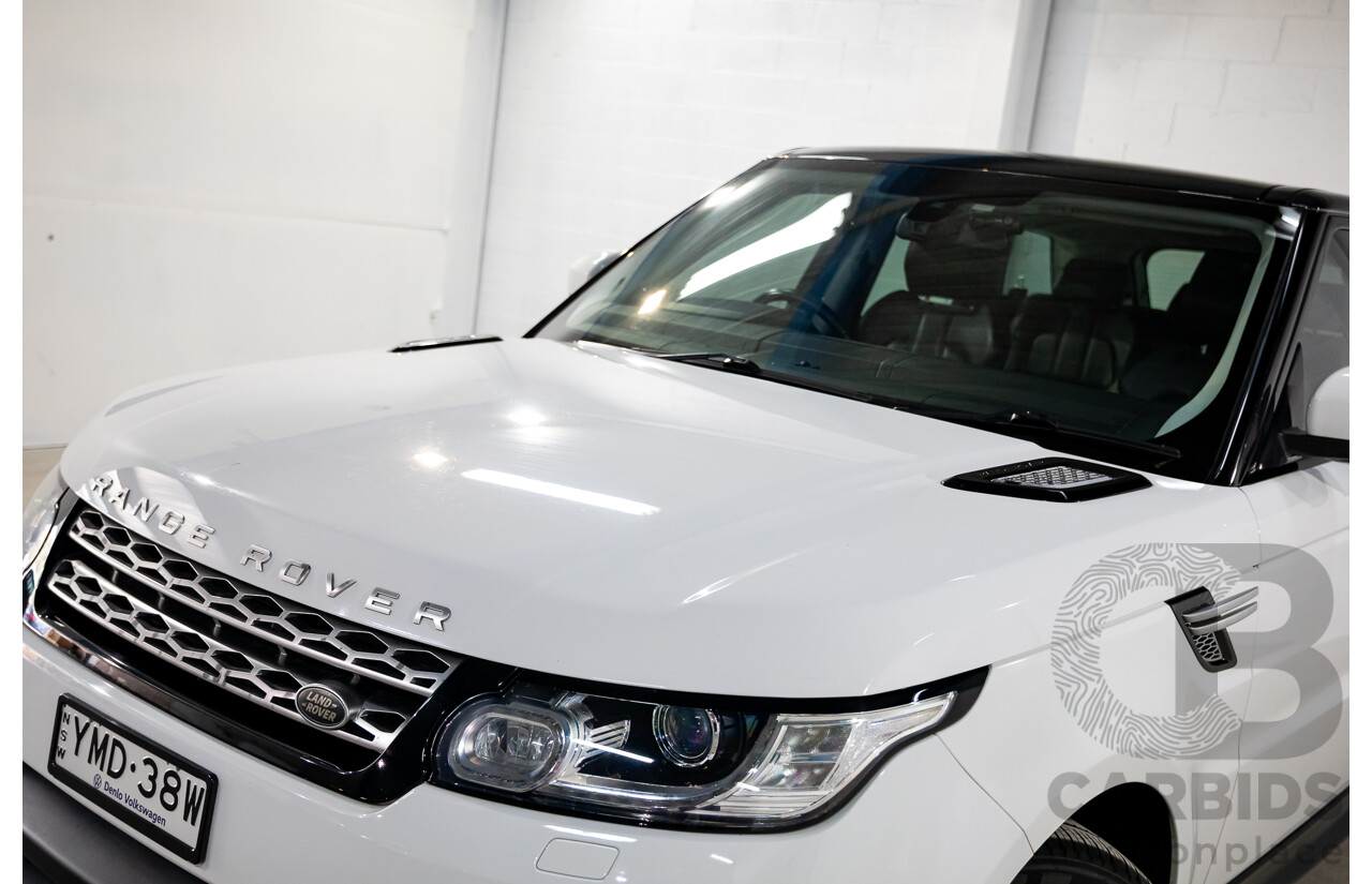 8/2014 Range Rover Range Rover Sport 3.0 SDV6 HSE LW 4d Wagon Fuji White Turbo Diesel V6 3.0L