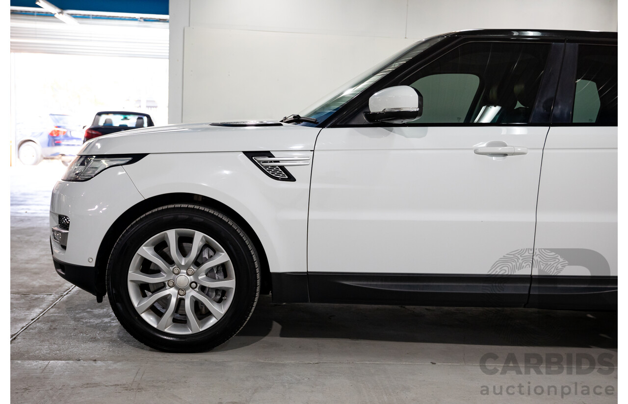 8/2014 Range Rover Range Rover Sport 3.0 SDV6 HSE LW 4d Wagon Fuji White Turbo Diesel V6 3.0L