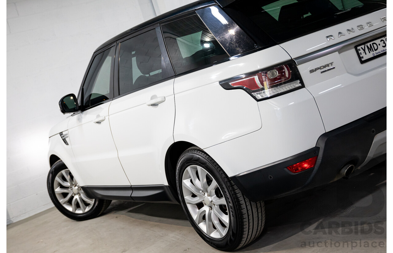 8/2014 Range Rover Range Rover Sport 3.0 SDV6 HSE LW 4d Wagon Fuji White Turbo Diesel V6 3.0L