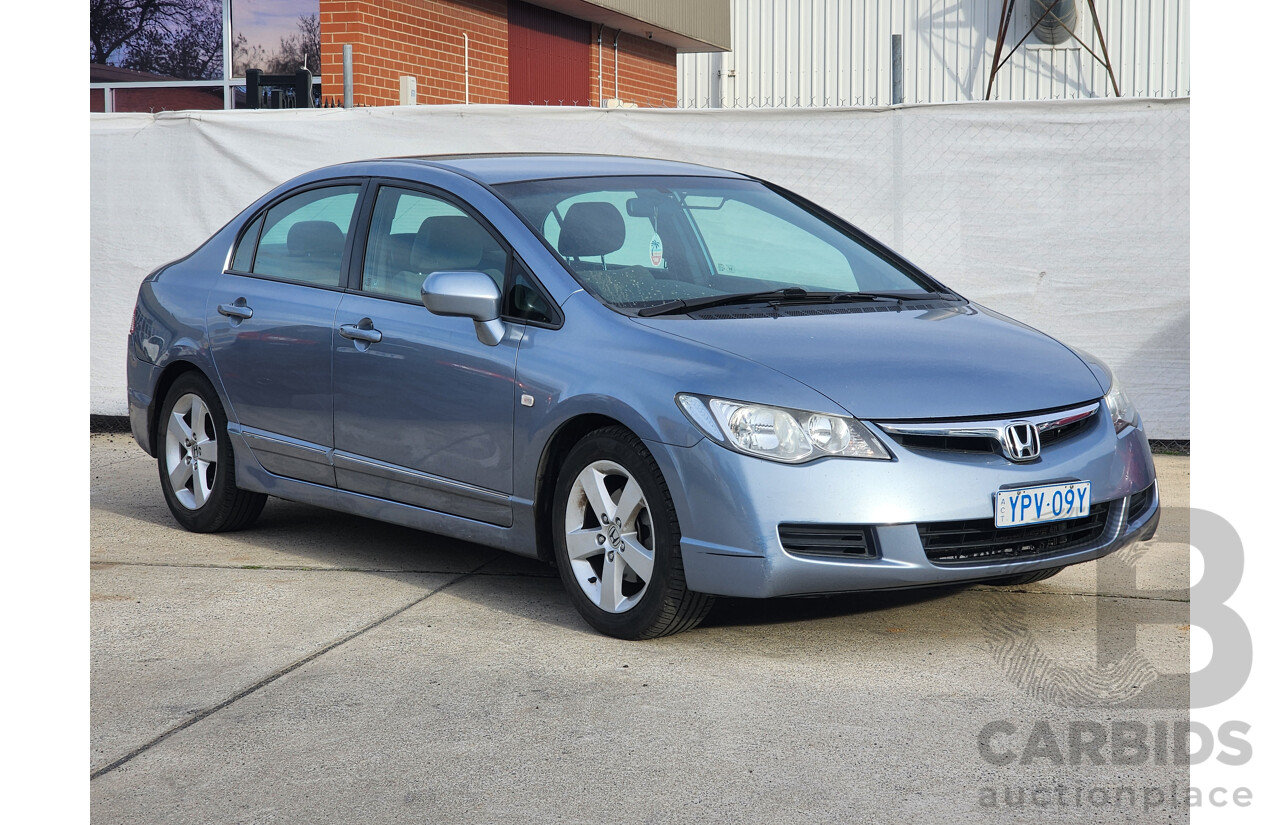 12/2007 Honda Civic Vti-L MY07 4d Sedan Blue 1.8L