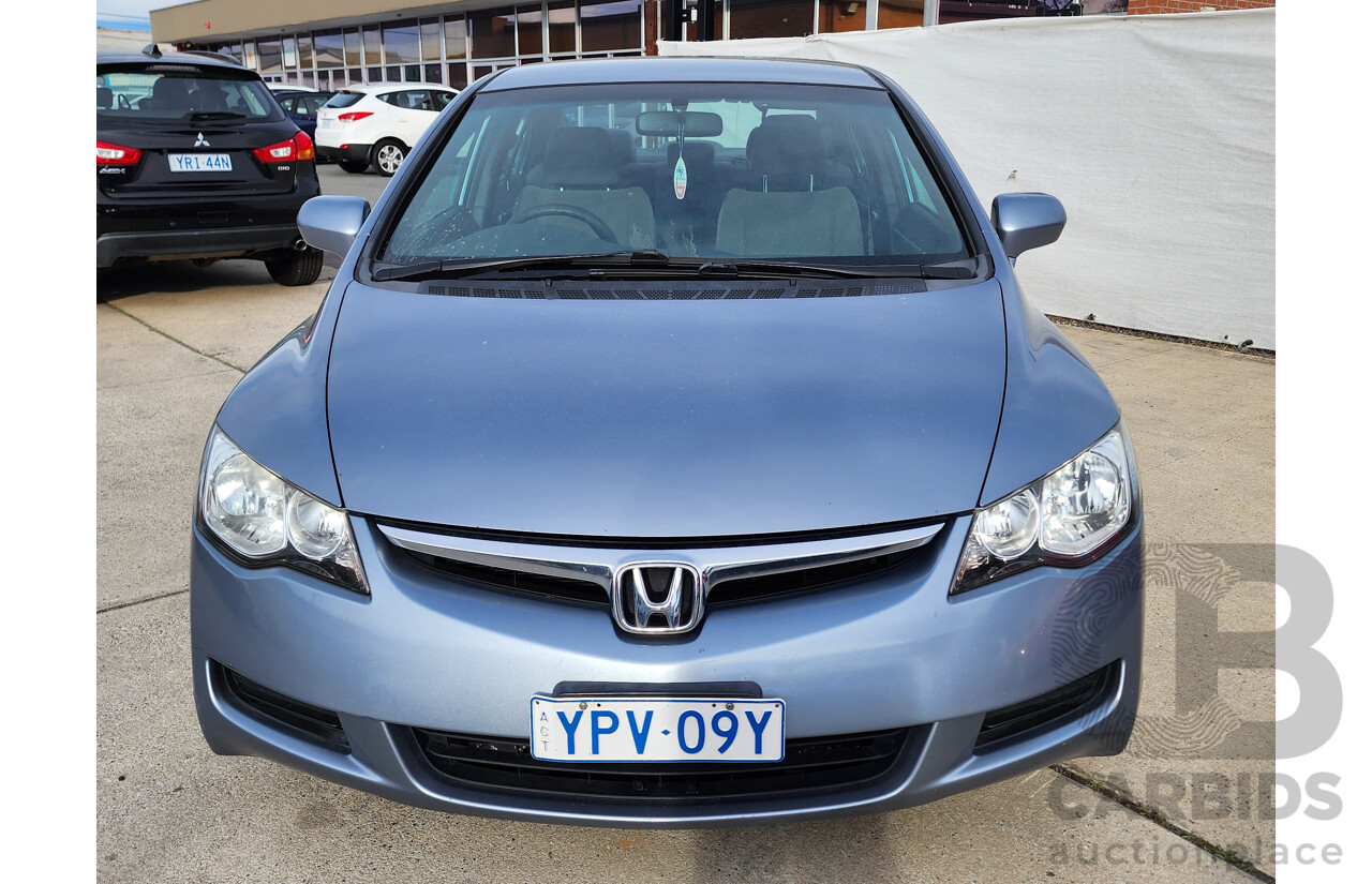 12/2007 Honda Civic Vti-L MY07 4d Sedan Blue 1.8L
