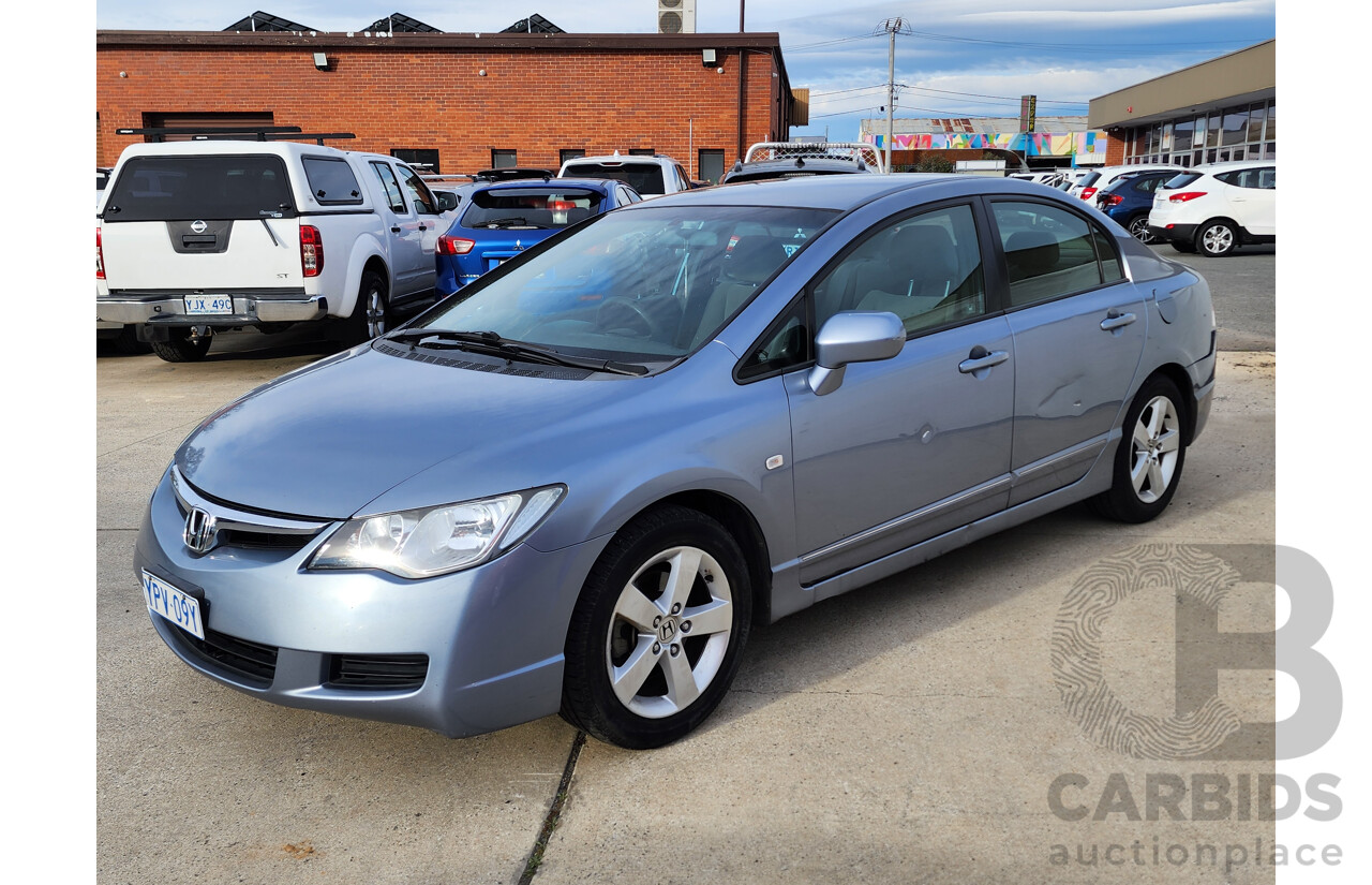 12/2007 Honda Civic Vti-L MY07 4d Sedan Blue 1.8L