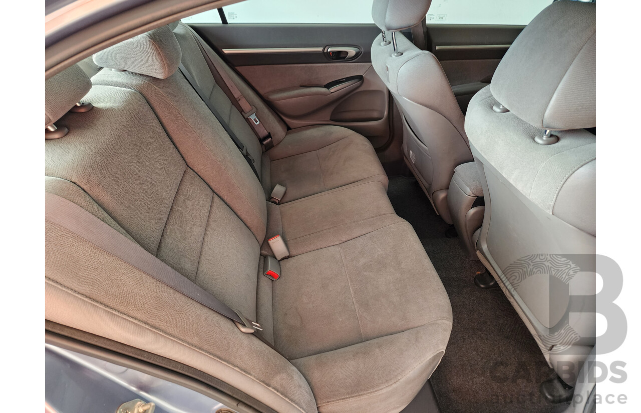 12/2007 Honda Civic Vti-L MY07 4d Sedan Blue 1.8L