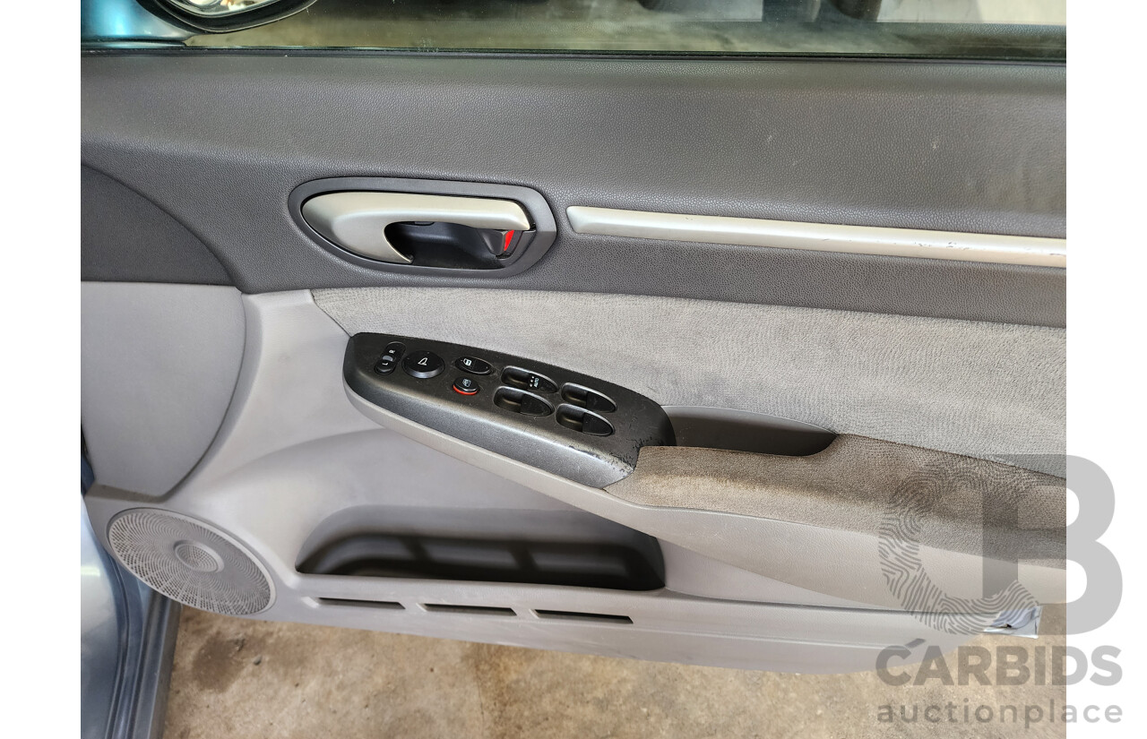 12/2007 Honda Civic Vti-L MY07 4d Sedan Blue 1.8L