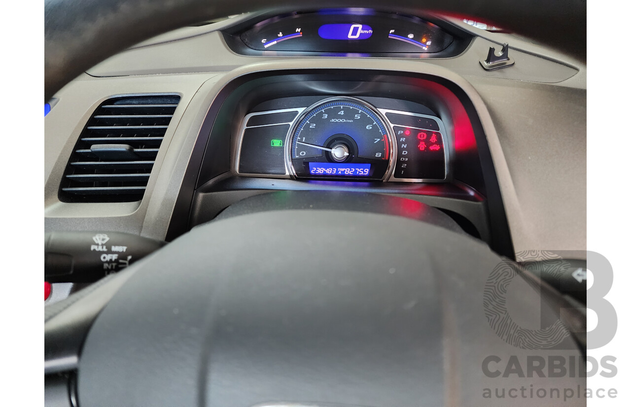 12/2007 Honda Civic Vti-L MY07 4d Sedan Blue 1.8L