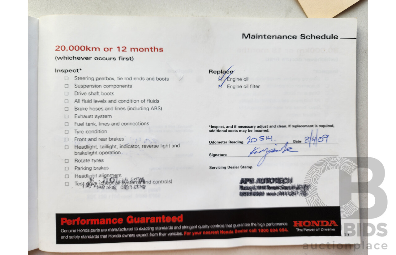 12/2007 Honda Civic Vti-L MY07 4d Sedan Blue 1.8L