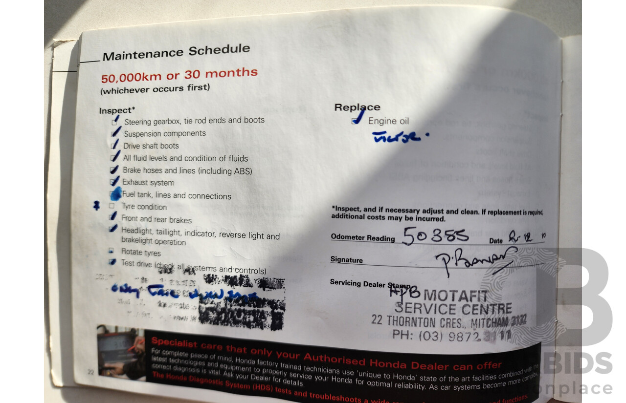 12/2007 Honda Civic Vti-L MY07 4d Sedan Blue 1.8L