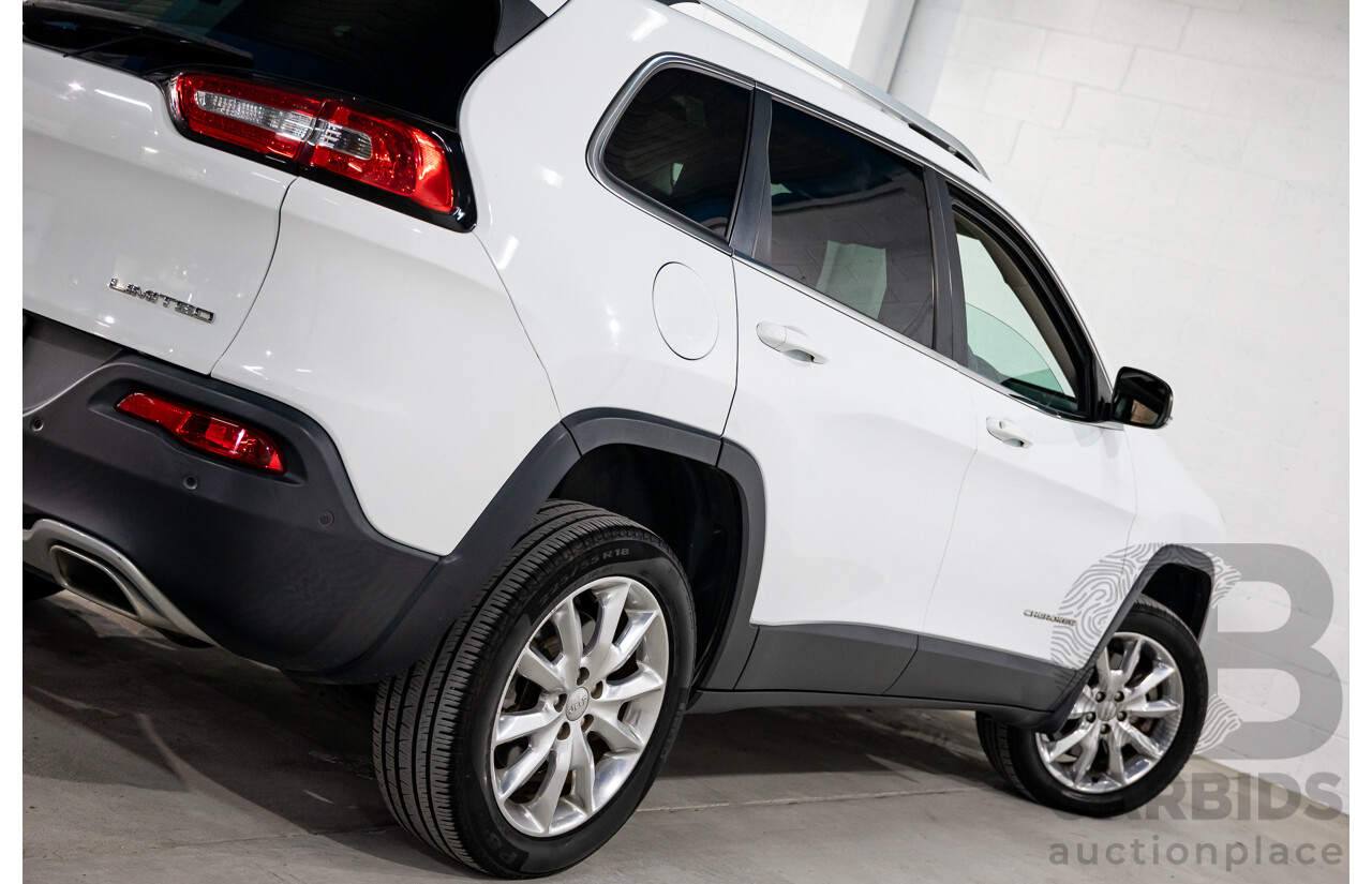 11/2014 Jeep Cherokee Limited (4x4) KL 4d Wagon Bright White Turbo Diesel 2.0L