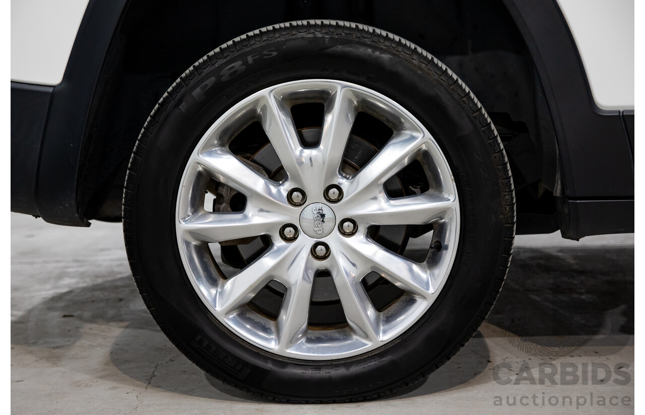 11/2014 Jeep Cherokee Limited (4x4) KL 4d Wagon Bright White Turbo Diesel 2.0L