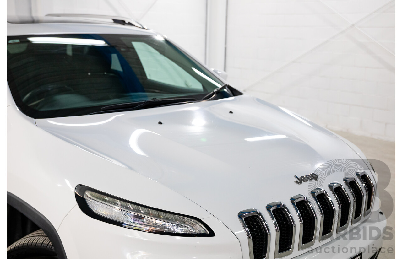 11/2014 Jeep Cherokee Limited (4x4) KL 4d Wagon Bright White Turbo Diesel 2.0L