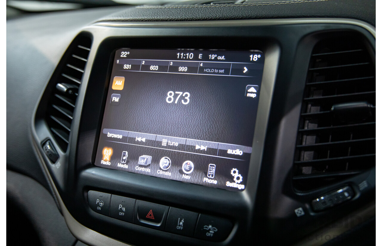 11/2014 Jeep Cherokee Limited (4x4) KL 4d Wagon Bright White Turbo Diesel 2.0L