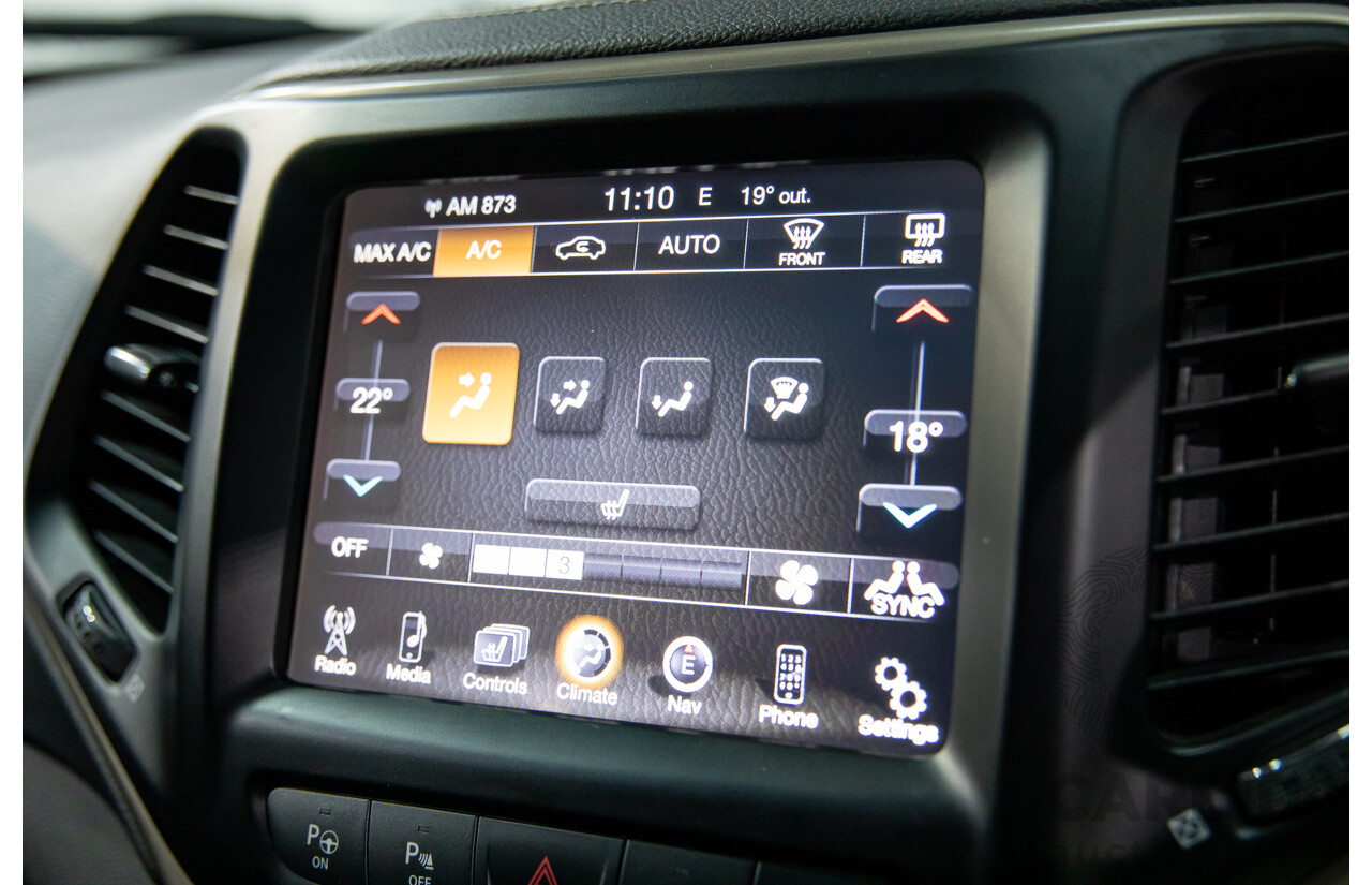 11/2014 Jeep Cherokee Limited (4x4) KL 4d Wagon Bright White Turbo Diesel 2.0L