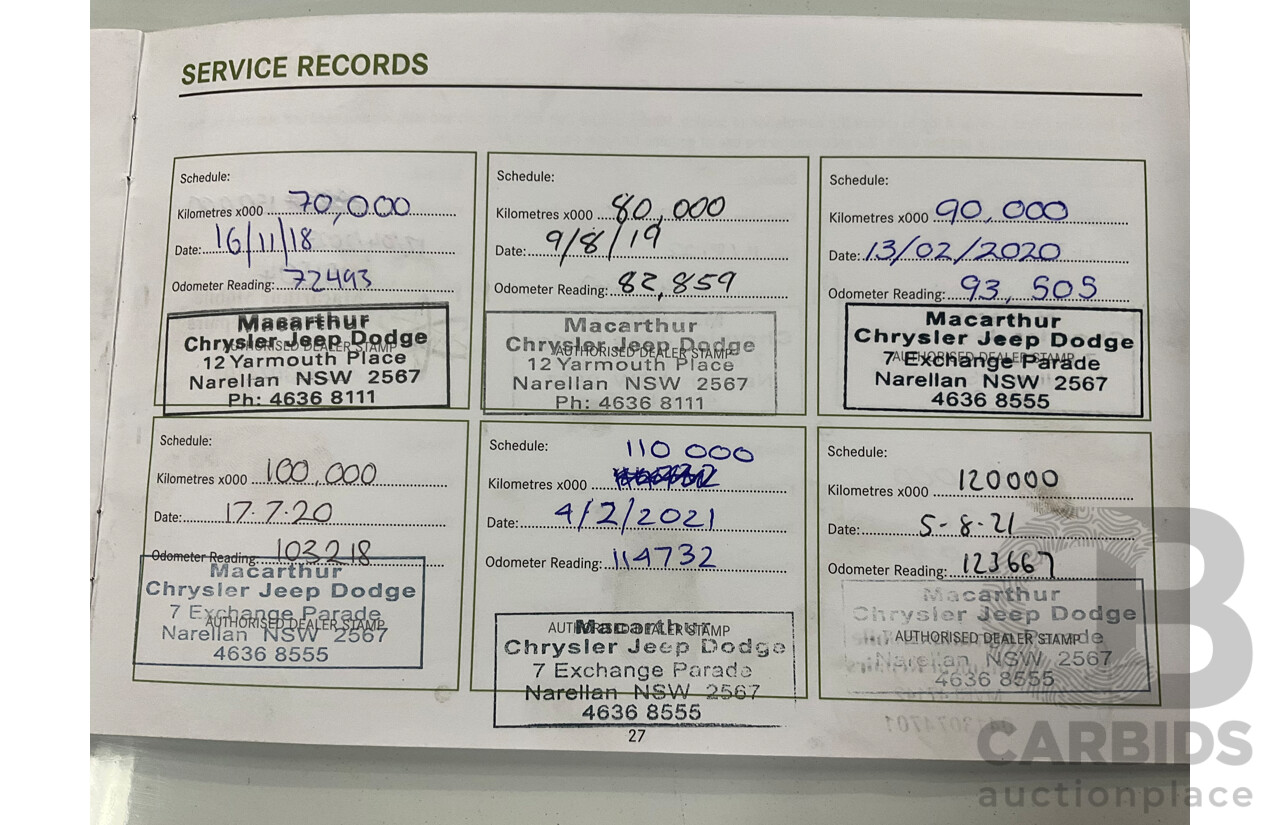 11/2014 Jeep Cherokee Limited (4x4) KL 4d Wagon Bright White Turbo Diesel 2.0L