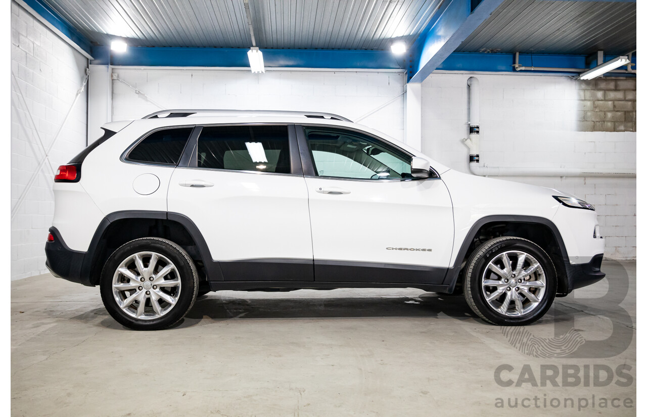 11/2014 Jeep Cherokee Limited (4x4) KL 4d Wagon Bright White Turbo Diesel 2.0L
