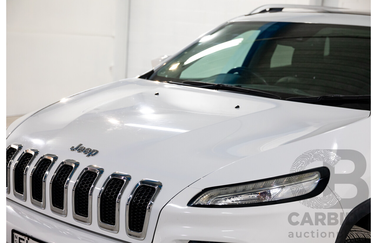 11/2014 Jeep Cherokee Limited (4x4) KL 4d Wagon Bright White Turbo Diesel 2.0L