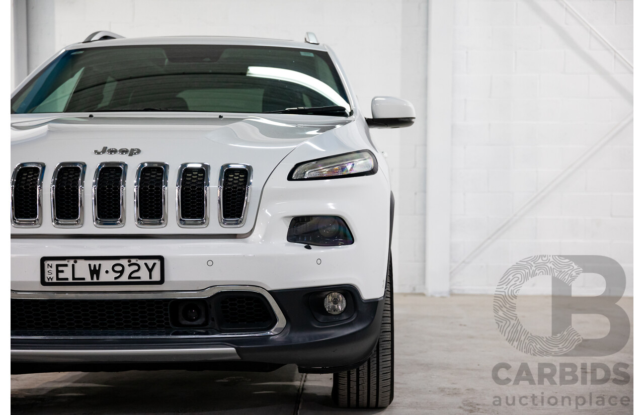 11/2014 Jeep Cherokee Limited (4x4) KL 4d Wagon Bright White Turbo Diesel 2.0L
