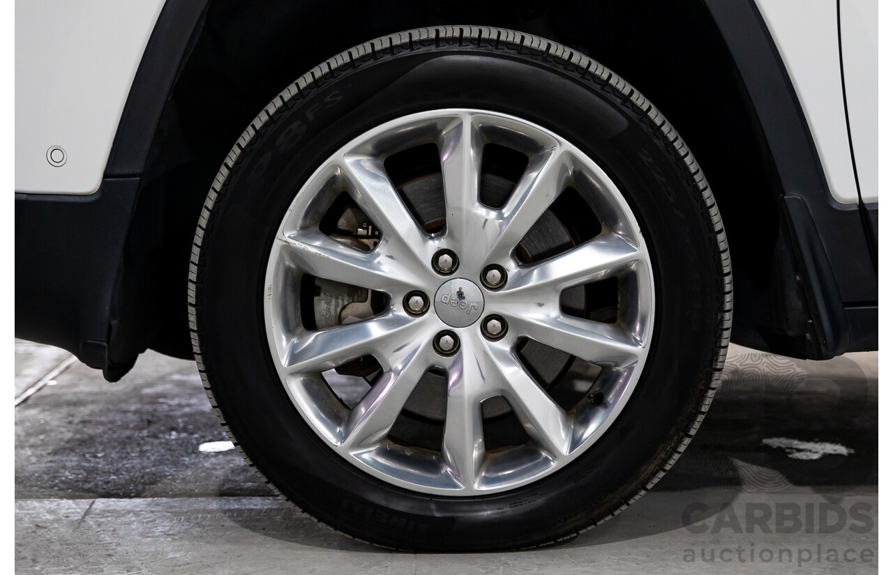 11/2014 Jeep Cherokee Limited (4x4) KL 4d Wagon Bright White Turbo Diesel 2.0L