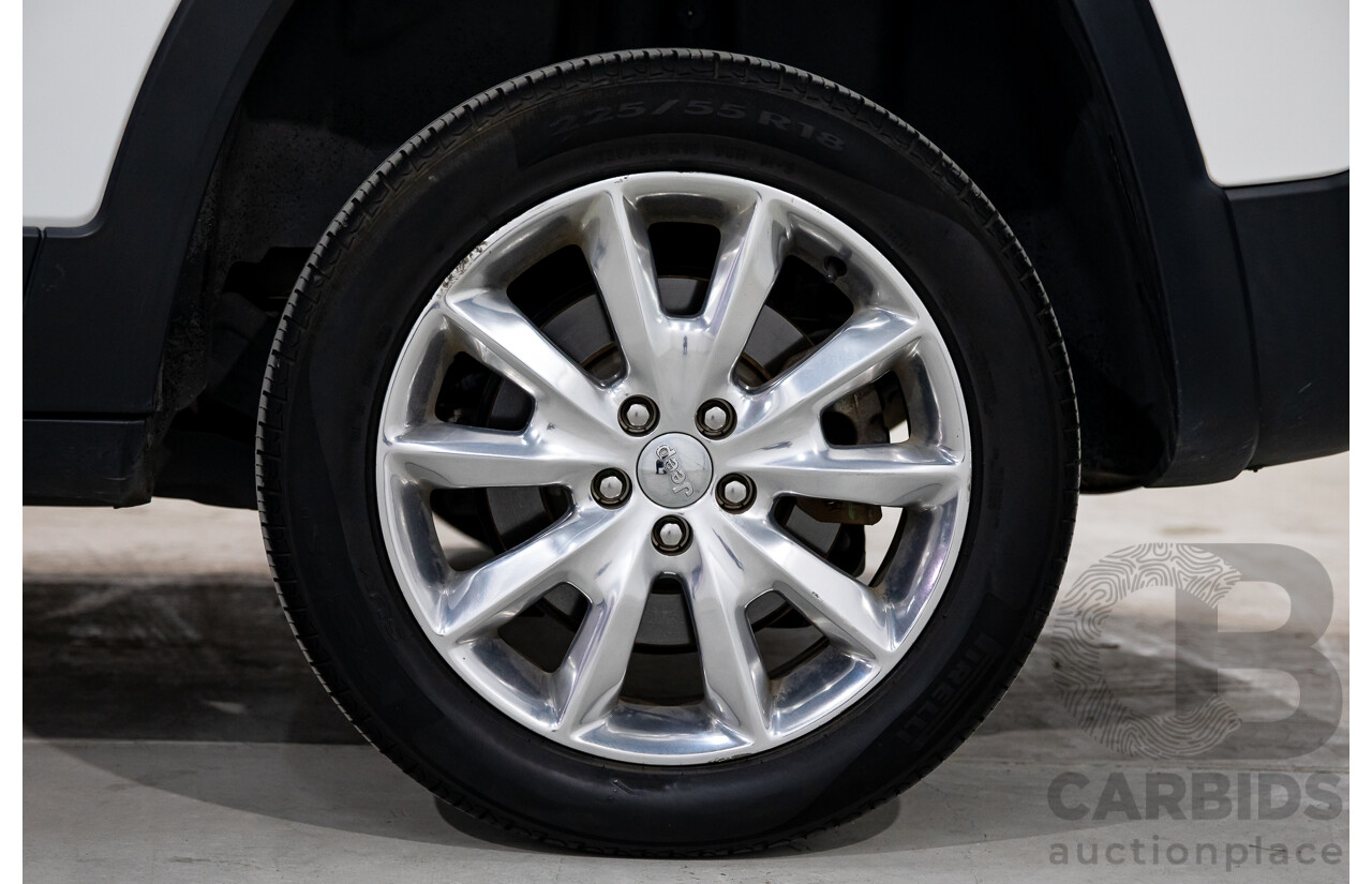 11/2014 Jeep Cherokee Limited (4x4) KL 4d Wagon Bright White Turbo Diesel 2.0L