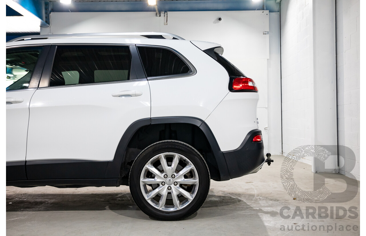 11/2014 Jeep Cherokee Limited (4x4) KL 4d Wagon Bright White Turbo Diesel 2.0L