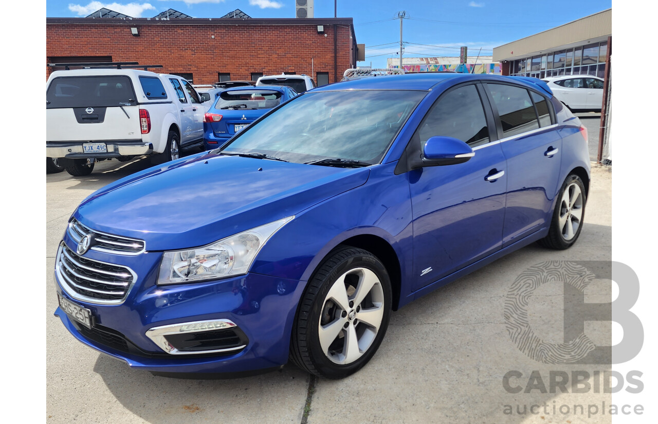 3/2016 Holden Cruze Z-Series JH MY14 5d Hatchback Blue 1.8L