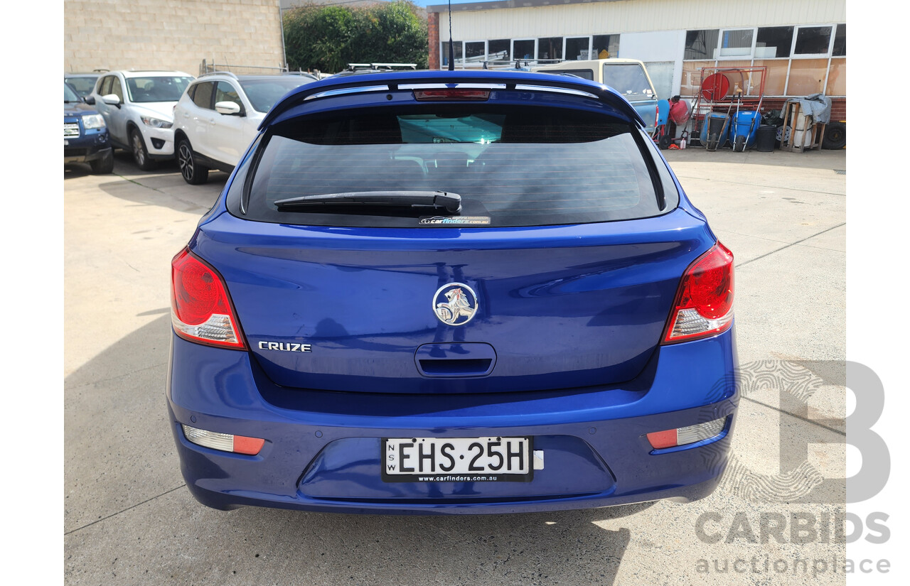 3/2016 Holden Cruze Z-Series JH MY14 5d Hatchback Blue 1.8L