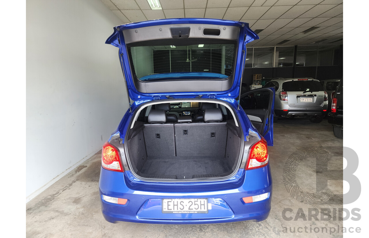 3/2016 Holden Cruze Z-Series JH MY14 5d Hatchback Blue 1.8L