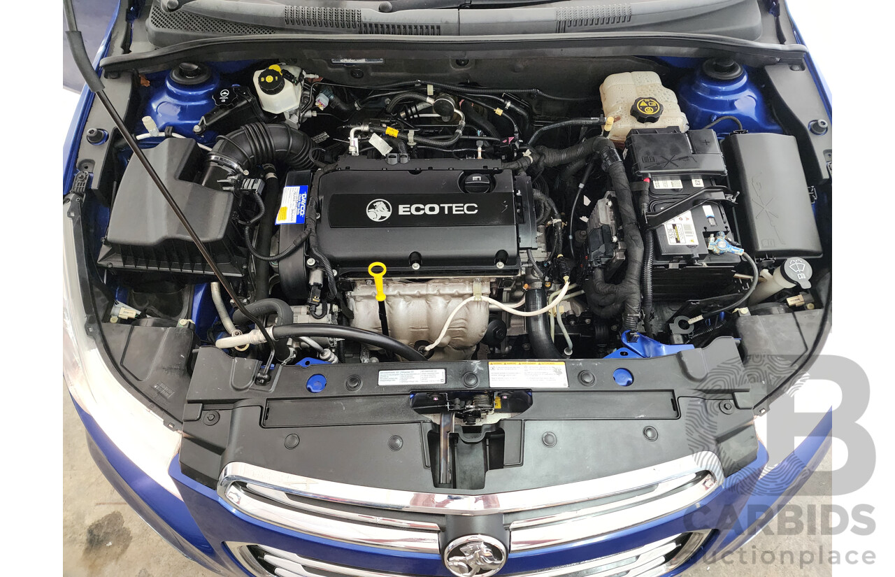 3/2016 Holden Cruze Z-Series JH MY14 5d Hatchback Blue 1.8L
