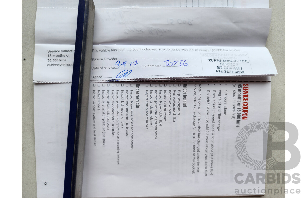 3/2016 Holden Cruze Z-Series JH MY14 5d Hatchback Blue 1.8L