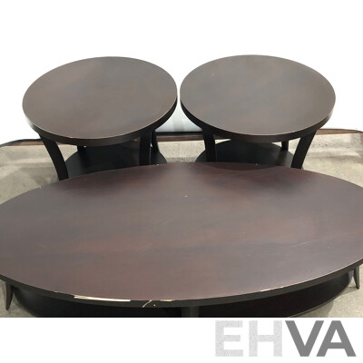 HBF Furniture Coffee Table and Two Occasional Tables
