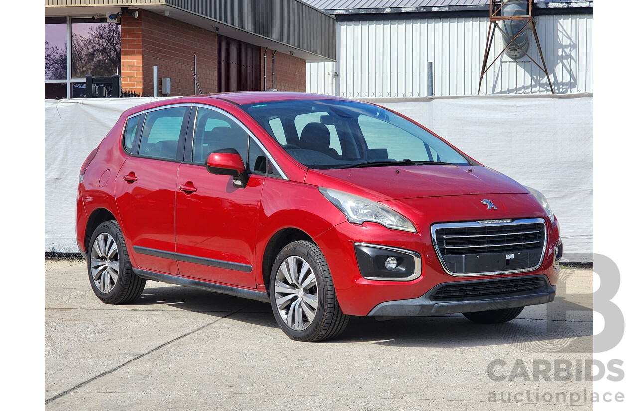 6/2016 Peugeot 3008 Active 1.6 MY15 4d Wagon Red 1.6L