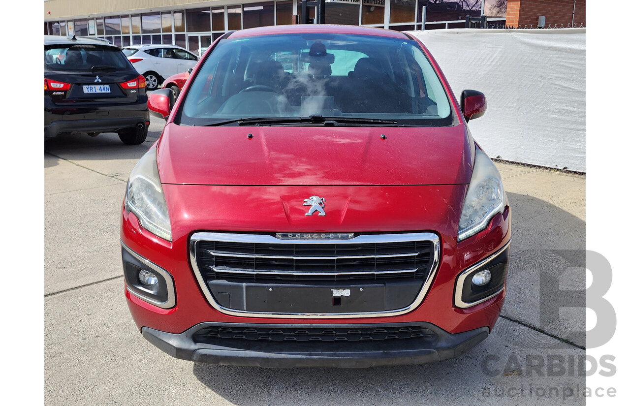 6/2016 Peugeot 3008 Active 1.6 MY15 4d Wagon Red 1.6L