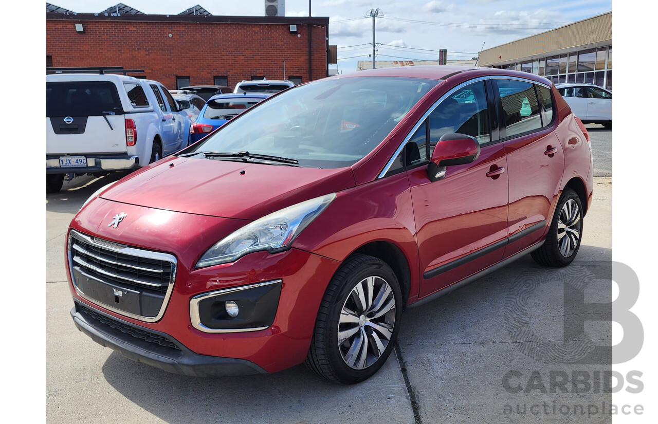 6/2016 Peugeot 3008 Active 1.6 MY15 4d Wagon Red 1.6L
