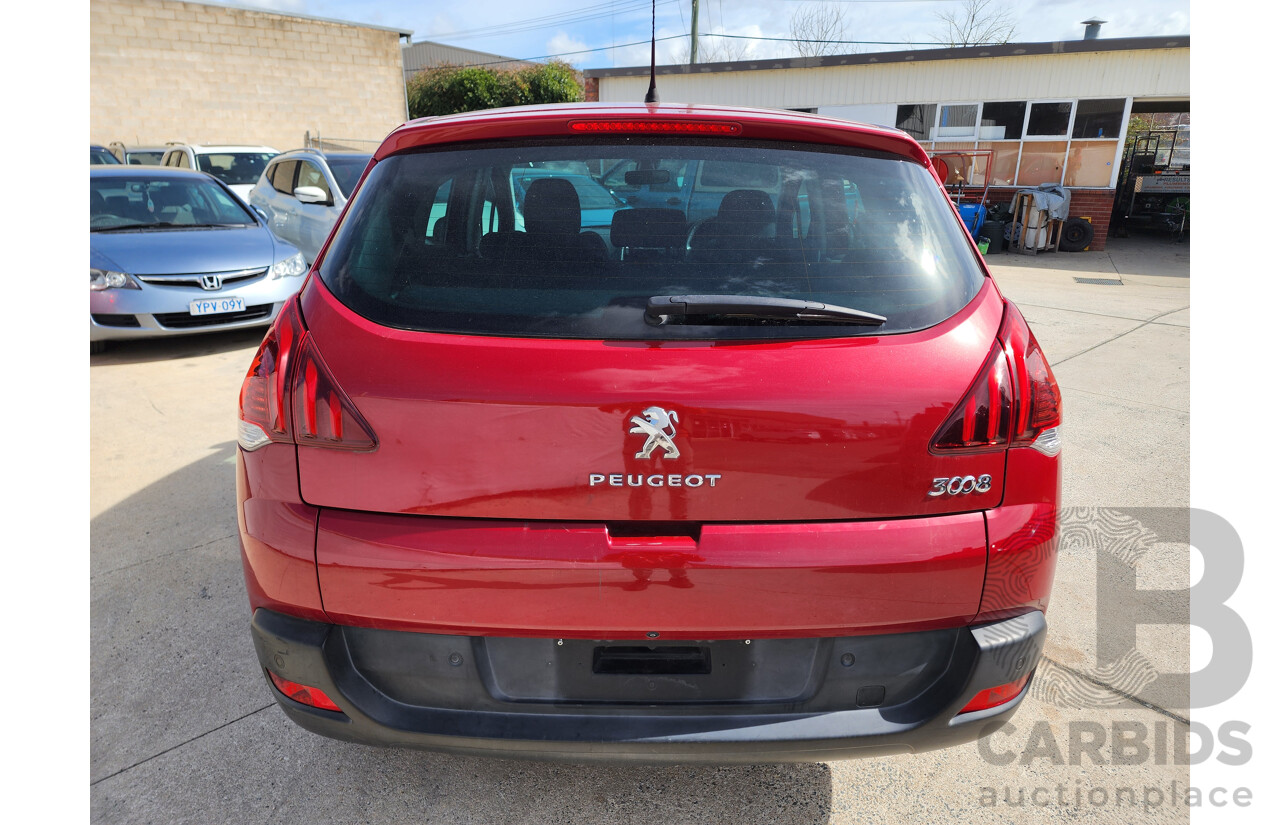 6/2016 Peugeot 3008 Active 1.6 MY15 4d Wagon Red 1.6L