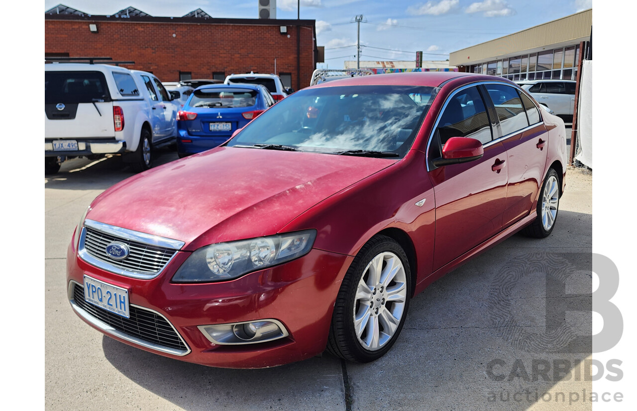 2/2010 Ford G6  FG 4d Sedan Red 4.0L