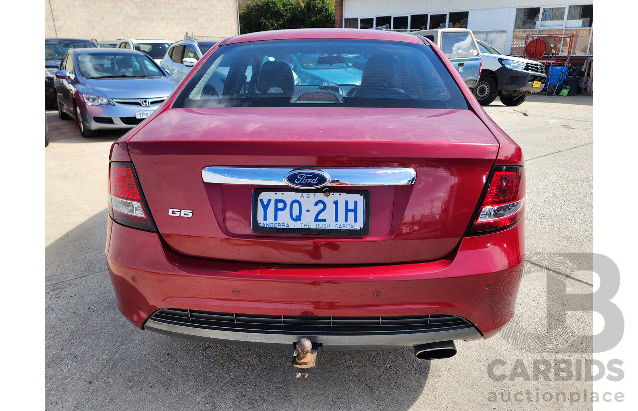 2/2010 Ford G6  FG 4d Sedan Red 4.0L