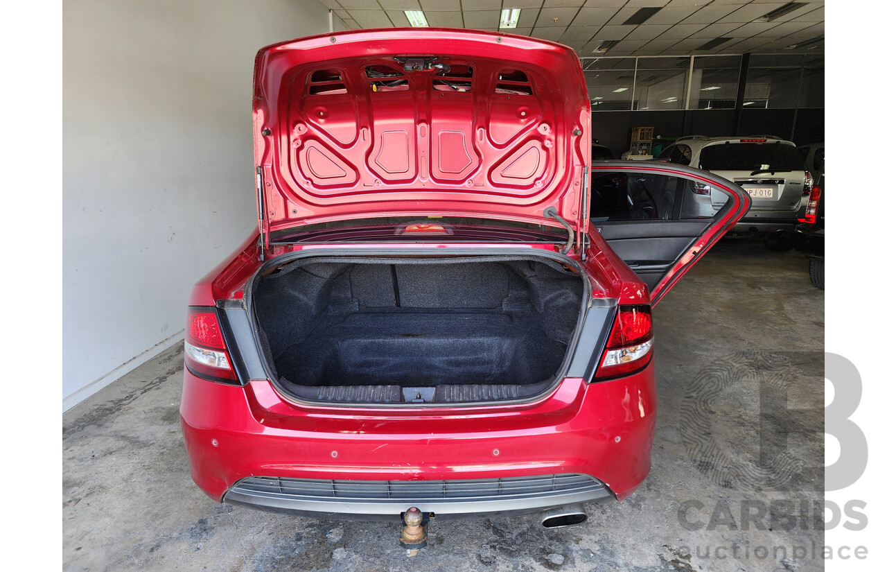 2/2010 Ford G6  FG 4d Sedan Red 4.0L