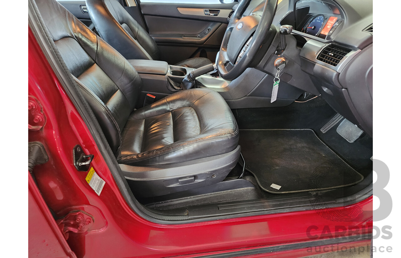 2/2010 Ford G6  FG 4d Sedan Red 4.0L