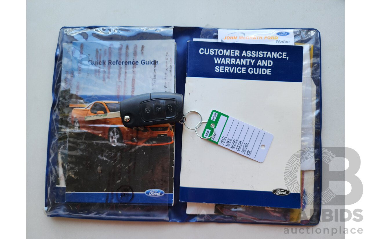 2/2010 Ford G6  FG 4d Sedan Red 4.0L