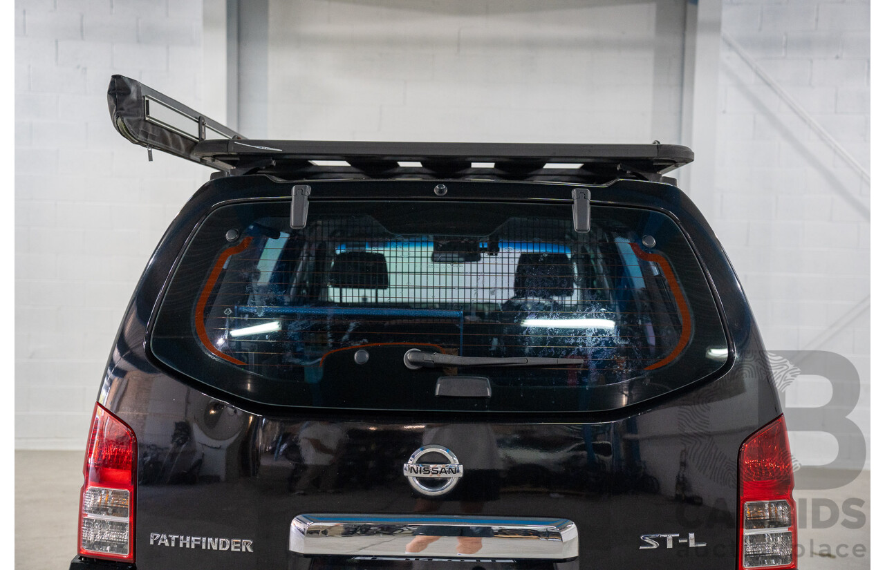 1/2008 Nissan Pathfinder ST-L (4x4) R51 MY07 4d Wagon Black Turbo Diesel 2.5L