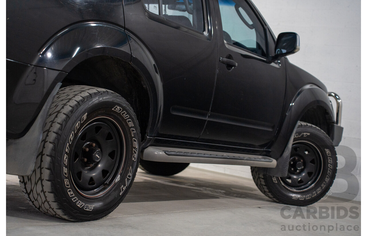 1/2008 Nissan Pathfinder ST-L (4x4) R51 MY07 4d Wagon Black Turbo Diesel 2.5L