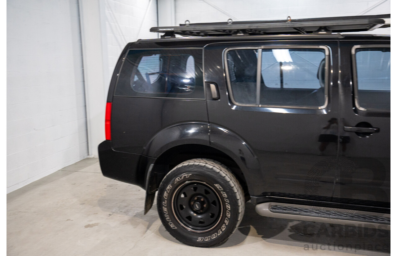 1/2008 Nissan Pathfinder ST-L (4x4) R51 MY07 4d Wagon Black Turbo Diesel 2.5L