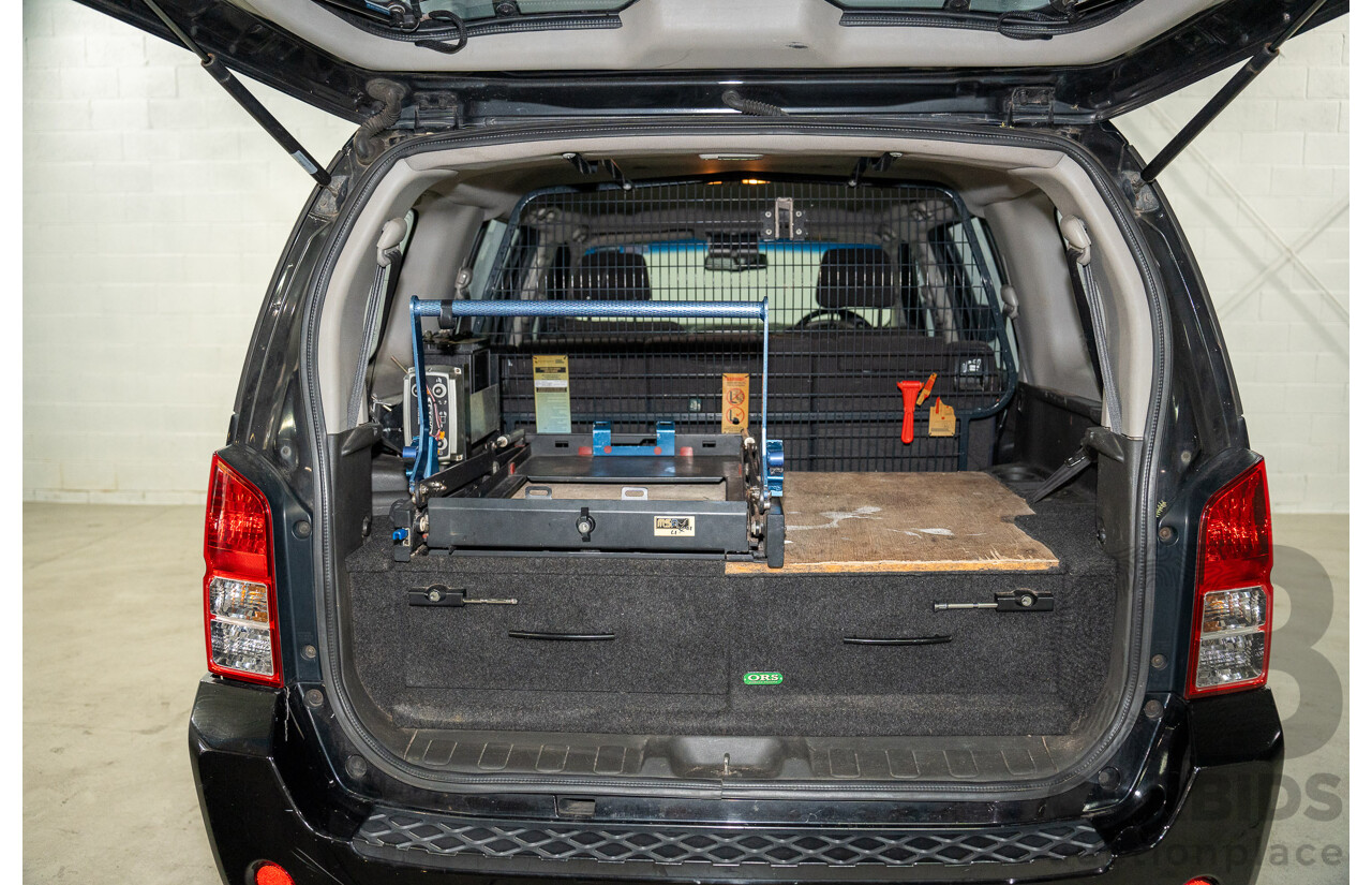 1/2008 Nissan Pathfinder ST-L (4x4) R51 MY07 4d Wagon Black Turbo Diesel 2.5L