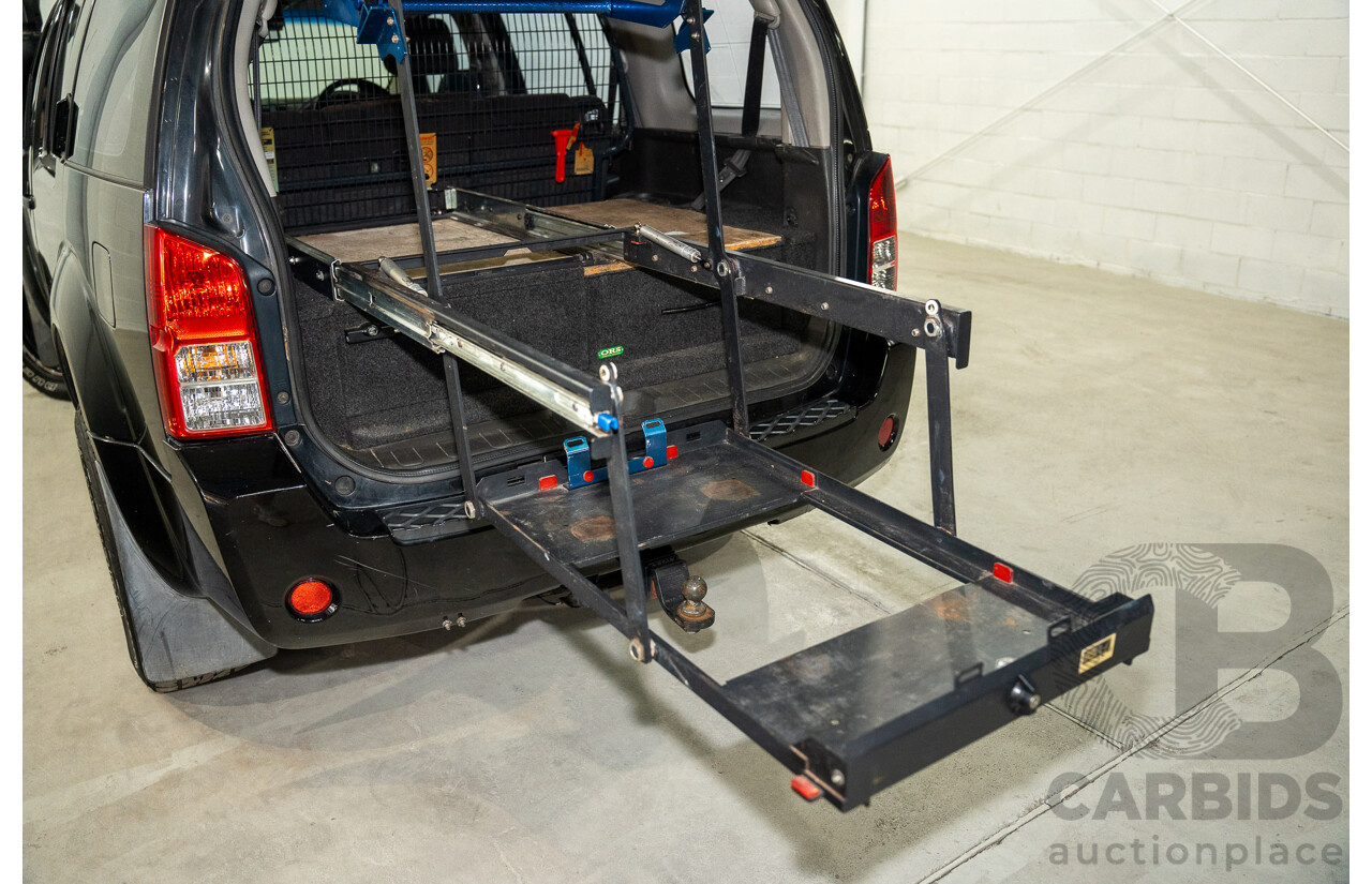 1/2008 Nissan Pathfinder ST-L (4x4) R51 MY07 4d Wagon Black Turbo Diesel 2.5L