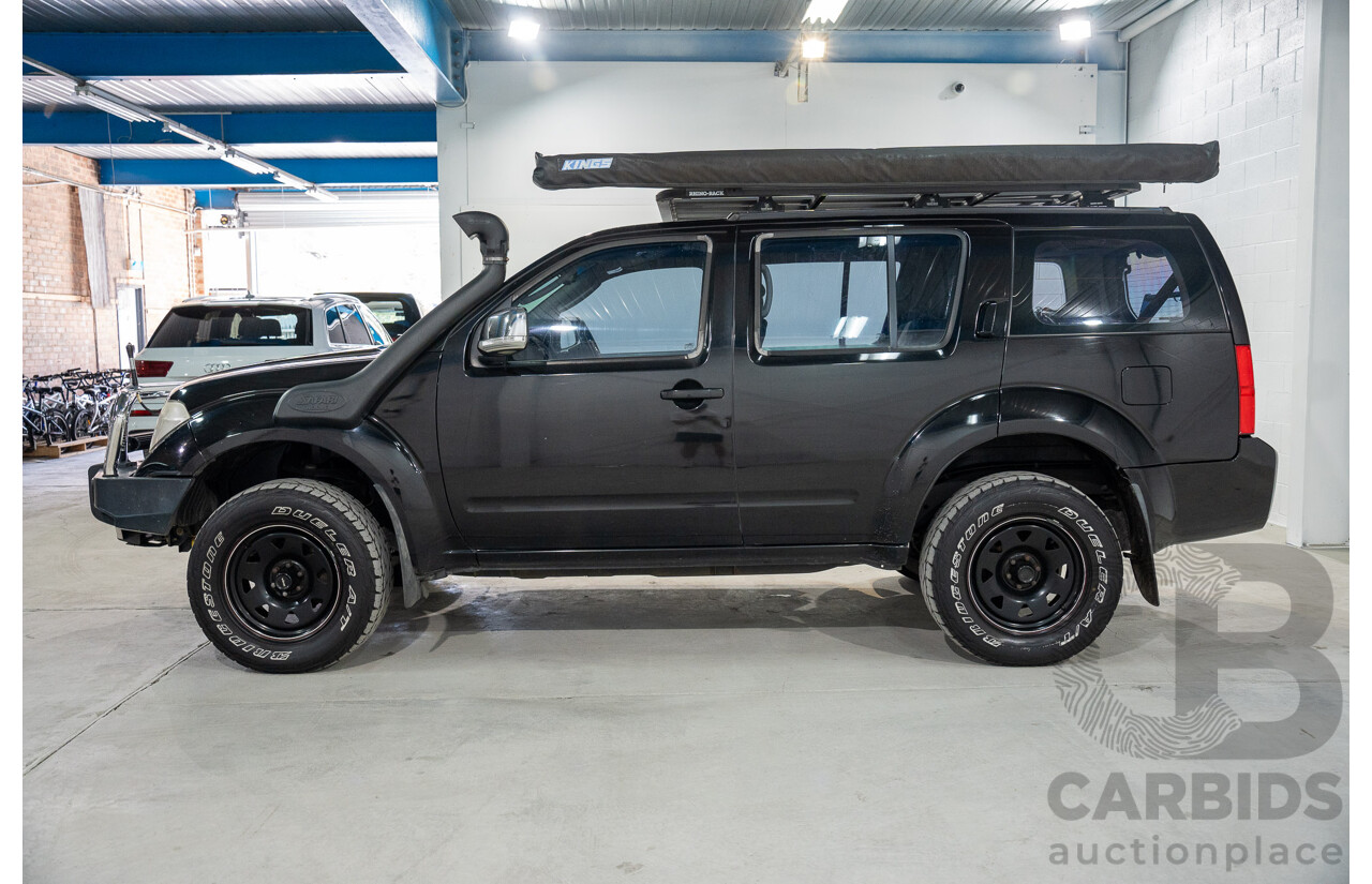 1/2008 Nissan Pathfinder ST-L (4x4) R51 MY07 4d Wagon Black Turbo Diesel 2.5L