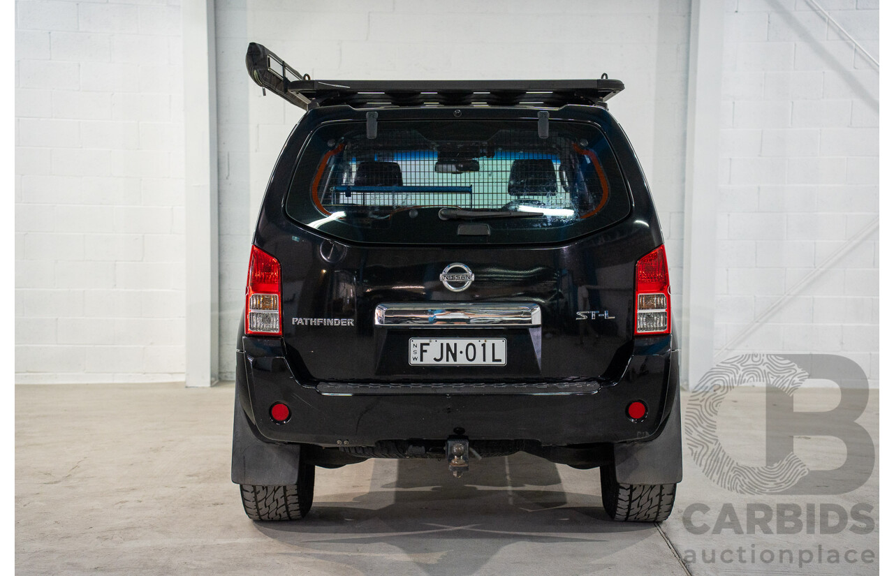 1/2008 Nissan Pathfinder ST-L (4x4) R51 MY07 4d Wagon Black Turbo Diesel 2.5L