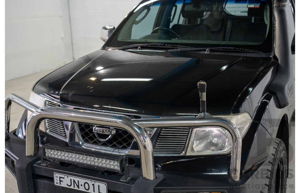 1/2008 Nissan Pathfinder ST-L (4x4) R51 MY07 4d Wagon Black Turbo Diesel 2.5L
